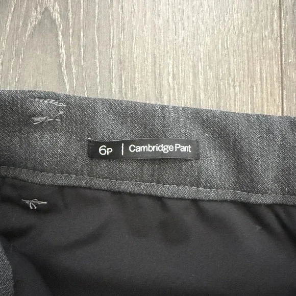 Talbots Womens Sz 6P Gray Cambridge Pants Pull On NWT Stretch Career Academia - Picture 3 of 9